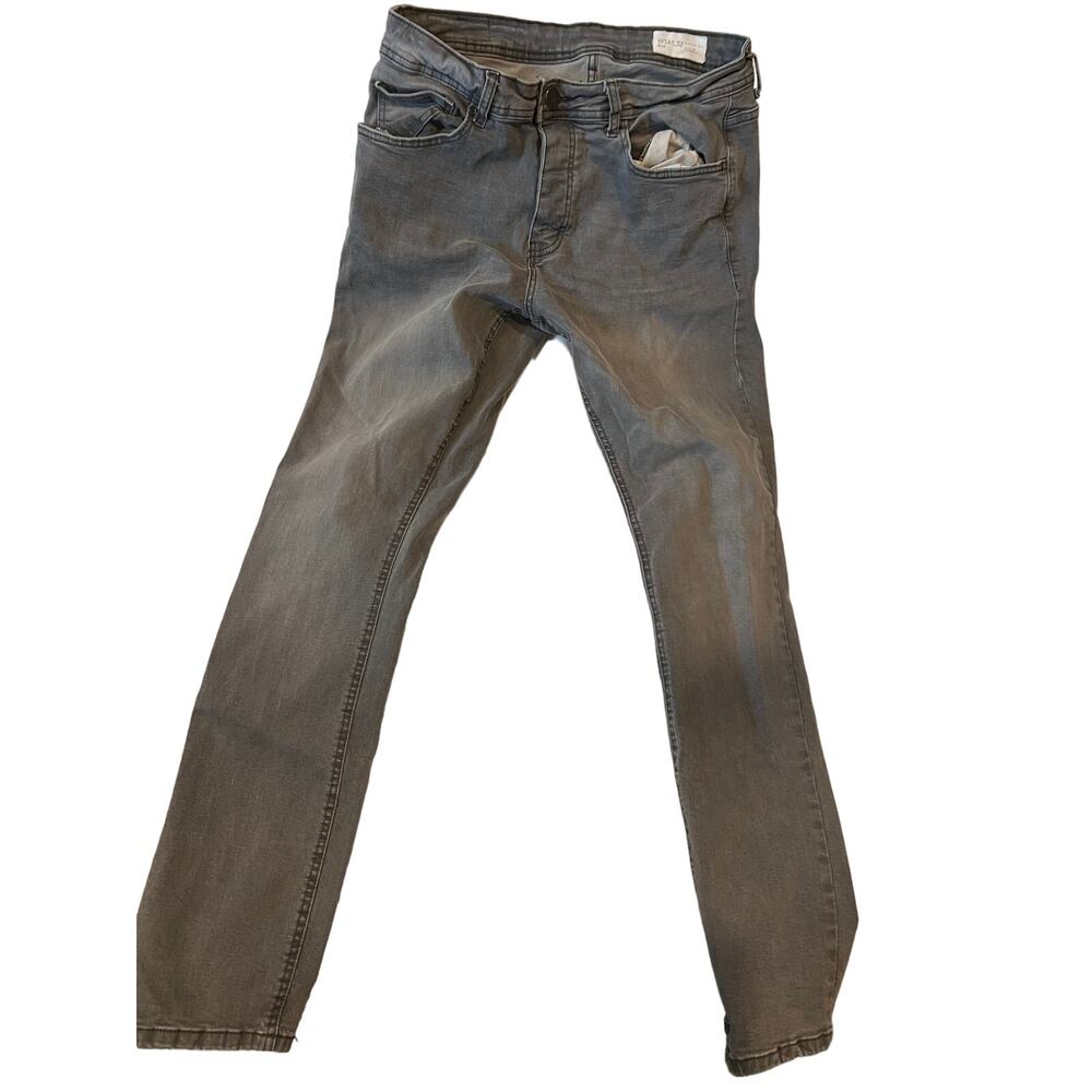 Denim & Co Gray Slim Jeans 34x32